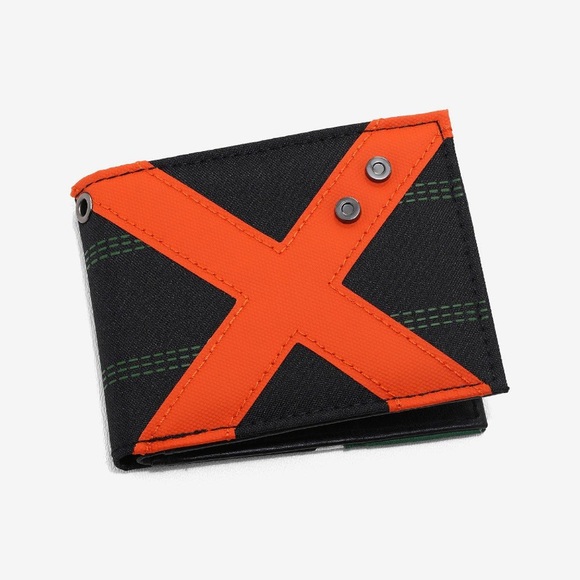 Hot Topic Handbags - Hot Topic My Hero Academia Bakugo Suit Bifold Wallet Anime